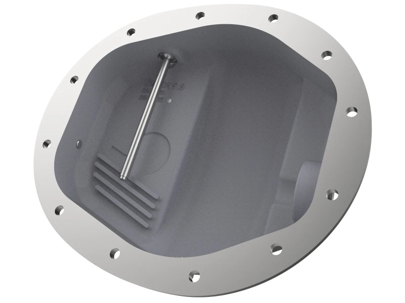 aFe Pro Series GMCH 9.5 Hinterachs-Abdeckung Schwarz mit bearbeiteten Rippen 19-20 GM Silverado/Sierra 1500
