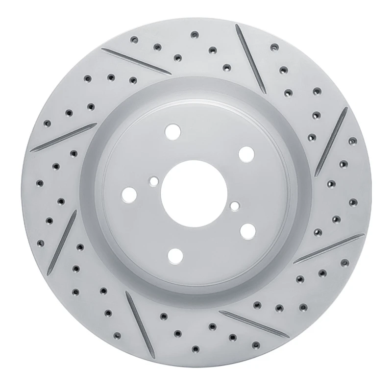DFC 19-24 Subaru Forester Front Right Drilled & Slotted Geoperformance Rotor