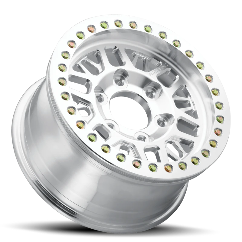Raceline RT951F Ryno 17x9in / 8x165.1 BP / -12mm Offset / 130.81mm Bore - Machined Beadlock Wheel