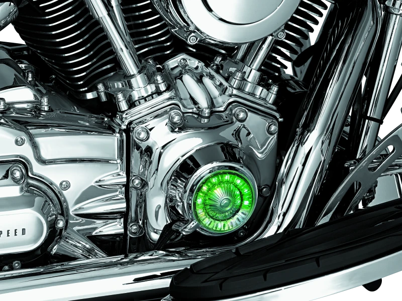 Kuryakyn Tappet Block Accents for Twin Cam Chrome