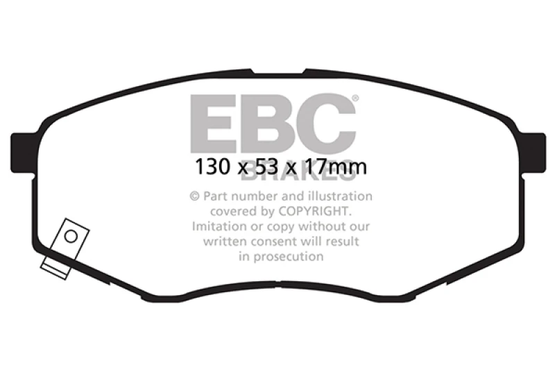 EBC 10-15 Hyundai Tucson 2.0 FWD Yellowstuff Front Brake Pads