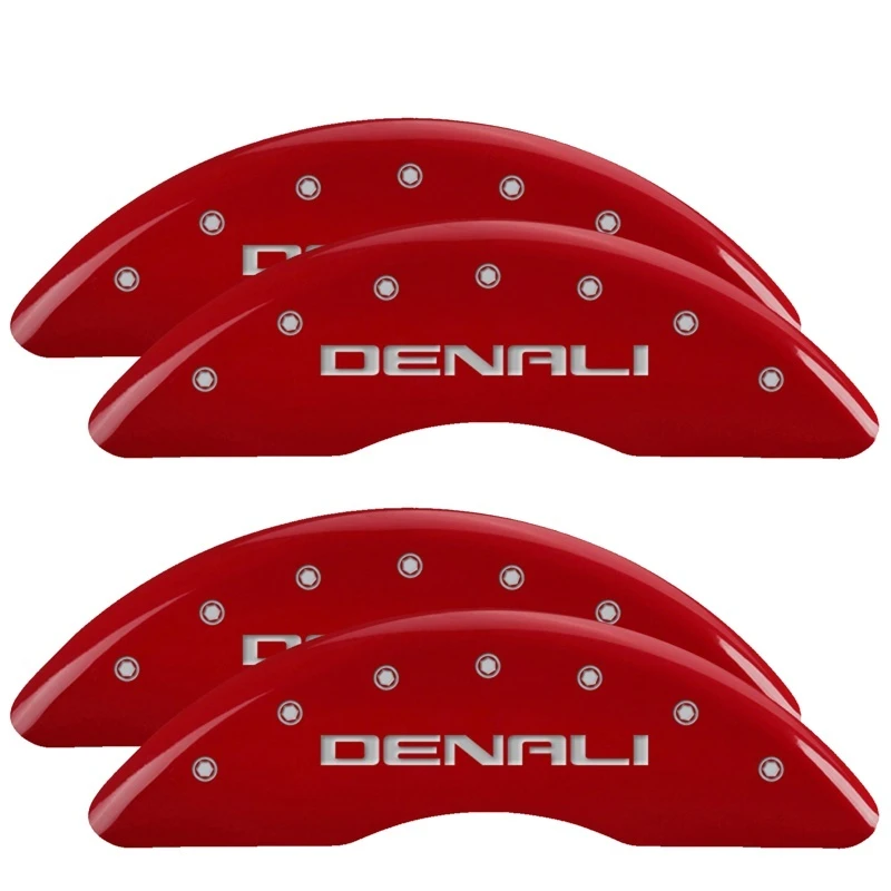 mgp_34003SDNLRD-679680cd5945a MGP 4 Caliper Covers Engraved Front & Rear Denali Red finish silver ch