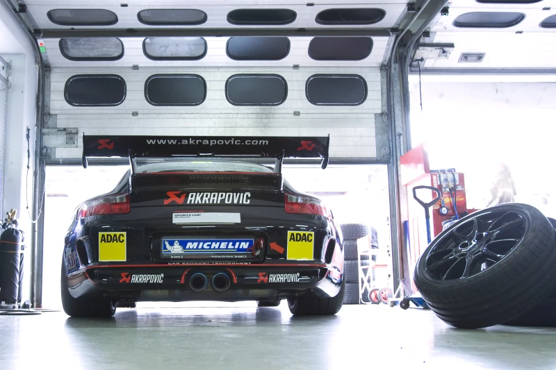 Akrapovic 14-17 Porsche 911 GT3 (991) Slip-On Line (Titanium) (Req. Tips)