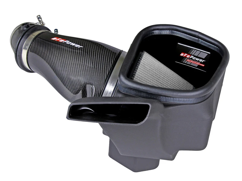 aFe Track Series Carbon Fiber Pro Dry S AIS - 2018 Jeep Grand Cherokee Trackhawk (WK2) V8-6.2L(SC)