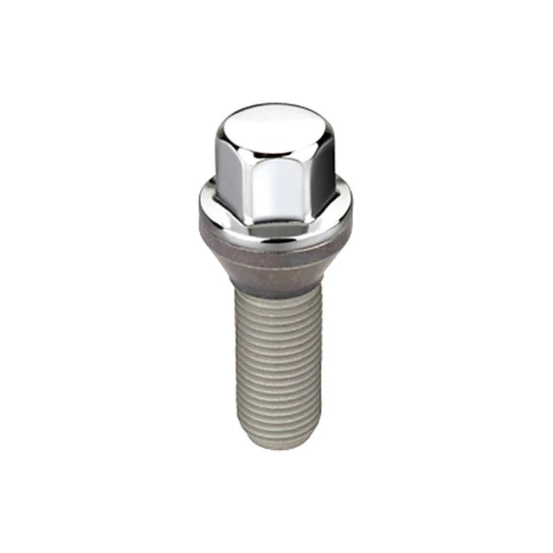 McGard Sechskant-Lug Bolt (Kegelsitz) M14X1,25 / 17mm Sechskant / 27,5mm Schaftlänge (Box mit 50) - Chrom