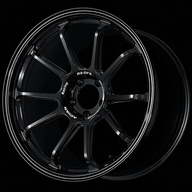 Advan RZ-DF2 20x10.5 / +34 Offset / 5x120 / 72.5mm Bore / Racing Titanium Black