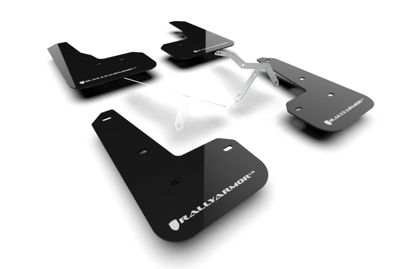 Rally Armor 23-24 Acura Integra Type S schwarzer Kotflügel mit weißem Logo