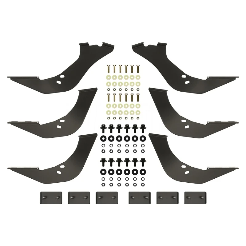 Westin 99-16 Ford F-250/350/450/550HD Reg/Supr Cab/Crew Premier Oval Nerf Step Bar Mount Kit - Blk