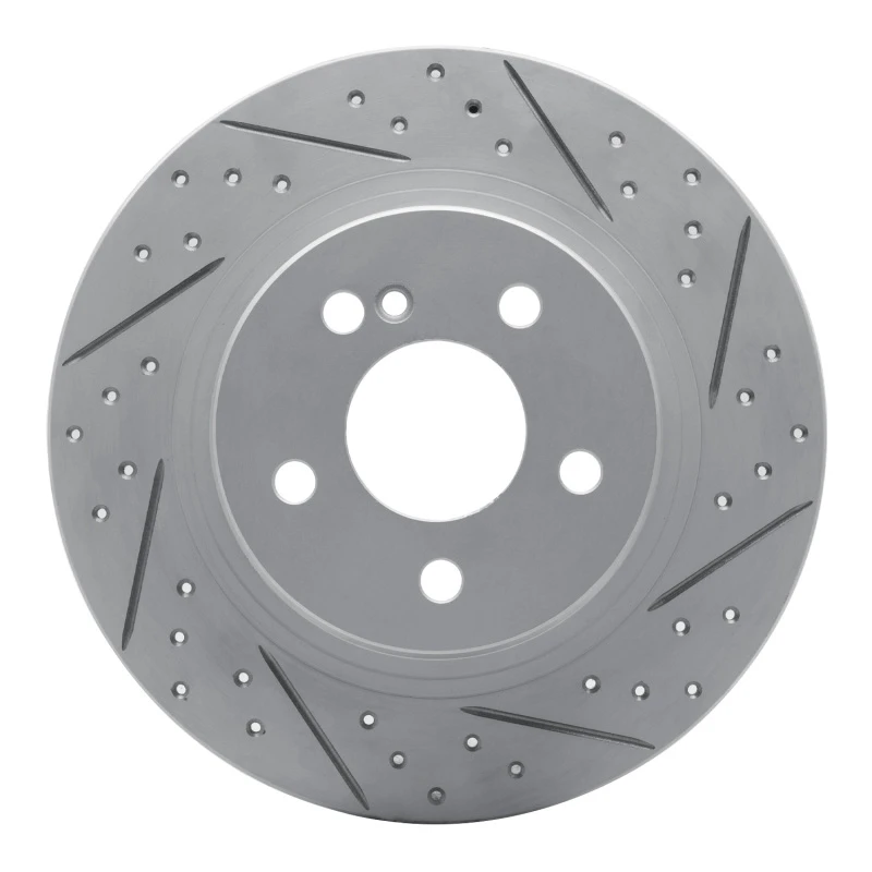 DFC 08-15 Mercedes-Benz C250 Rear Right Drilled & Slotted Geoperformance Rotor