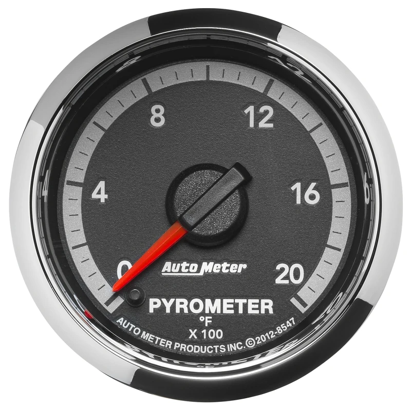 Autometer Gen4 Dodge Fabrikübereinstimmung 52,4mm Vollständige Sweep-Elektronik 0-2000 Deg F EGT/Pyrometer-Anzeige