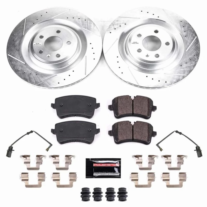 powerstop_K8486-6794567a54804 Power Stop 2018 Audi S8 Rear Z23 Evolution Sport Brake Kit
