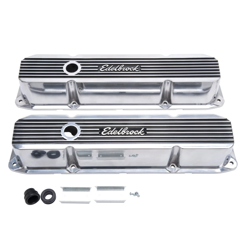 Edelbrock Ventildeckel Elite II Chrysler 383-440 Big Block V8 Poliert