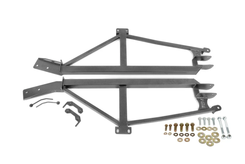 BMR 93-02 F-Body Nicht-Cabrio Bolt-On 4-Punkt-Subrahmen-Verbindungen - Schwarz Hammertone