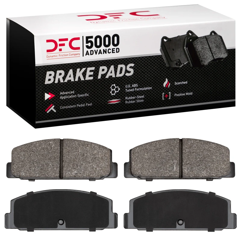 DFC 78-89 Chrysler Conquest Rear 5000 Advanced Semi Metallic Brake Pads