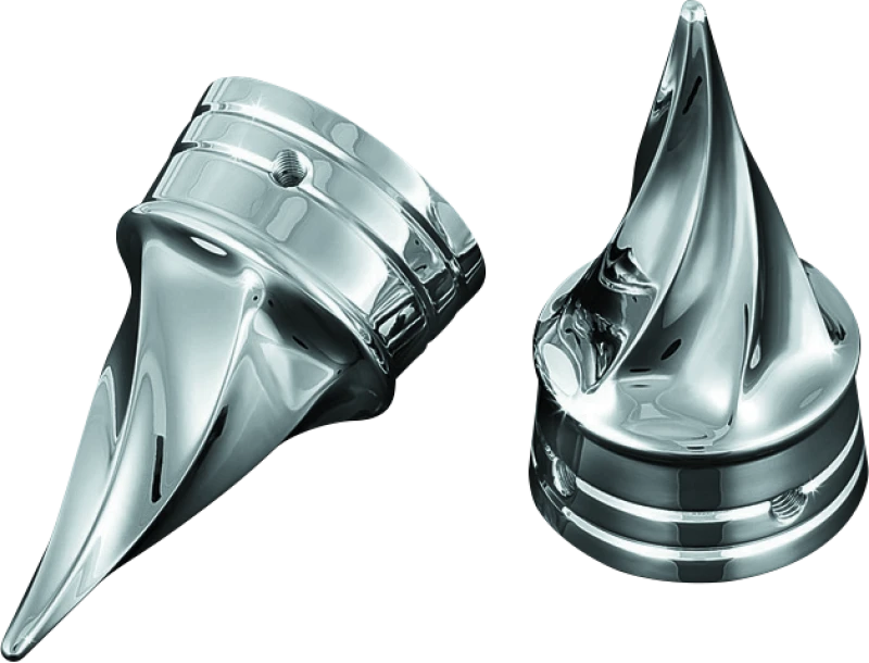 Kuryakyn Twisted Axle Caps Chrome