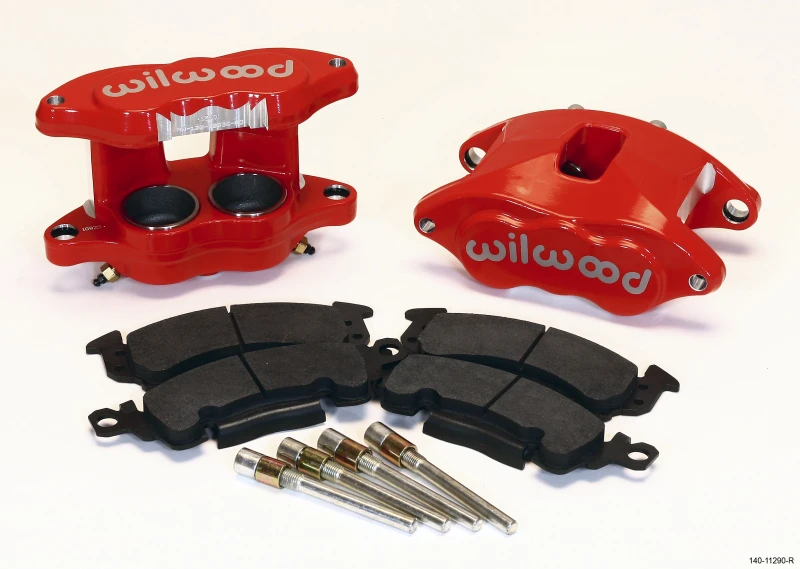 Wilwood D52 Vordere Bremse - Rot 2,00 / 2,00 Zoll Kolben 1,28 Zoll Rotor