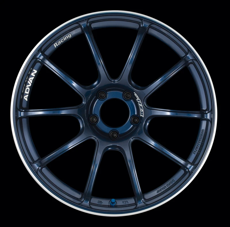 Advan RZII 18x9.5 +45 5-114.3 Racing Indigo Blue Wheel