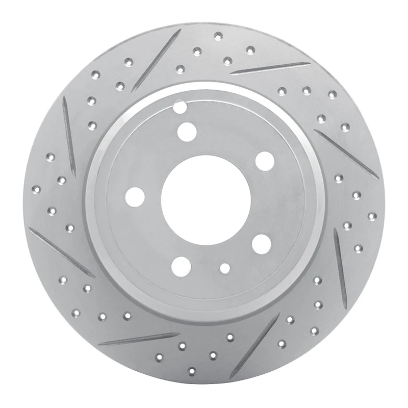 DFC 96-04 Volvo S70 Rear Left Drilled & Slotted Geoperformance Rotor