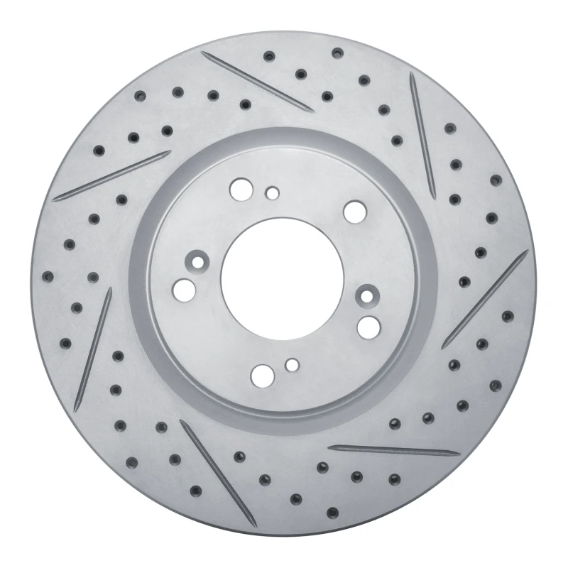 DFC 00-09 Honda S2000 Front Right Drilled & Slotted Geoperformance Rotor