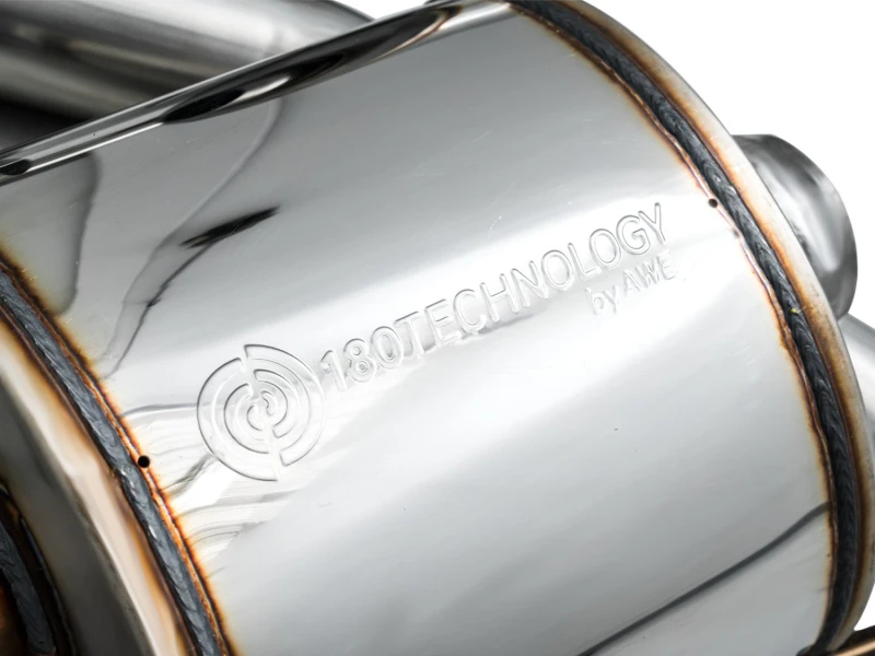 AWE Audi 2019-2023 C8 A6/A7 3.0T Touring Edition Kat-Endschalldämpfer- Turn Downs