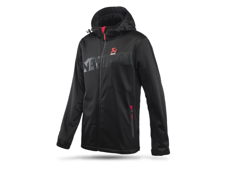 Akrapovic Mens Corpo Softshell Jacket Black - M