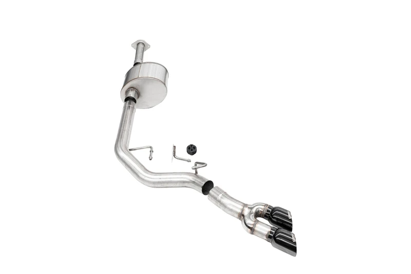 Corsa 15-20 Ford F-150 5.0L (145in WB) 3.0in Lightning Exit Catback w/ 3.5in Twin Black PVD Pro Tips