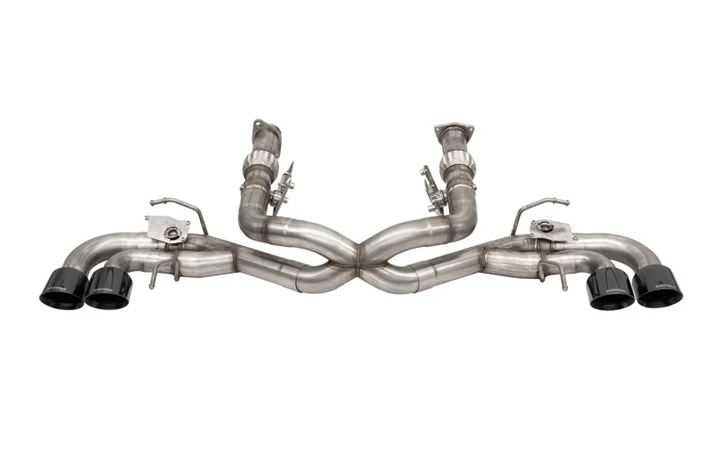 corsa-performance_21106BLK-67930ffbe2c78 Corsa 2020-2024 Corvette C8 3in Valved Cat-Back 4.5in Blk Quad Tips - Fits Factory NPP Exhaust w/AFM