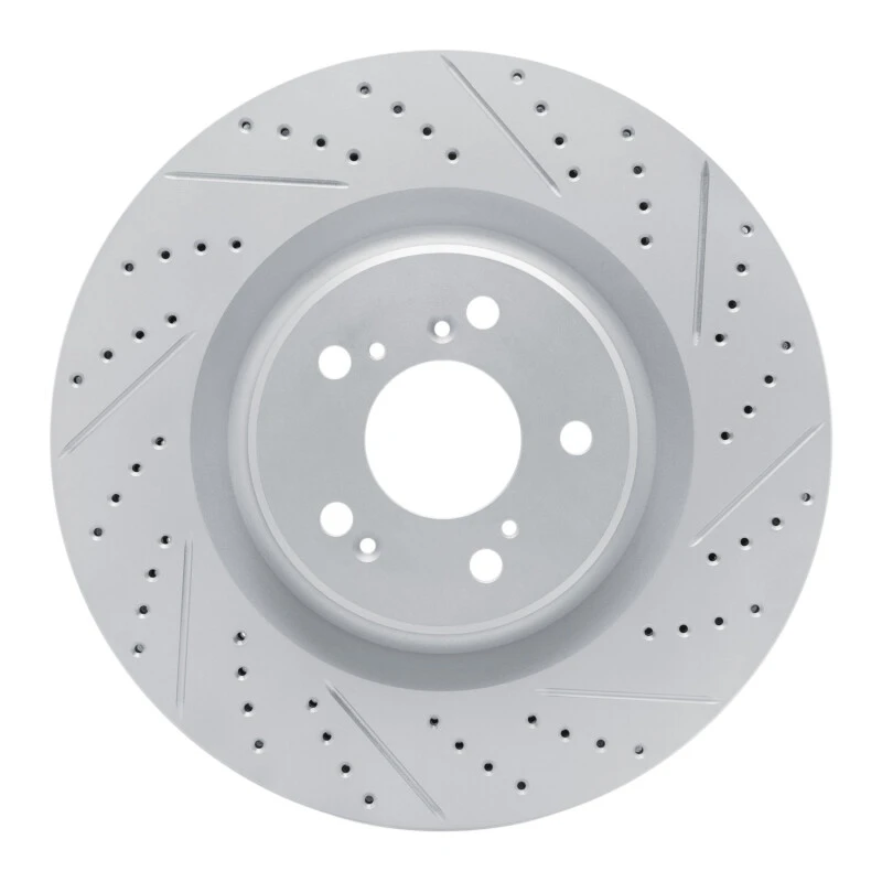 DFC 21-26 Acura Mdx Front Right Drilled & Slotted Geoperformance Rotor