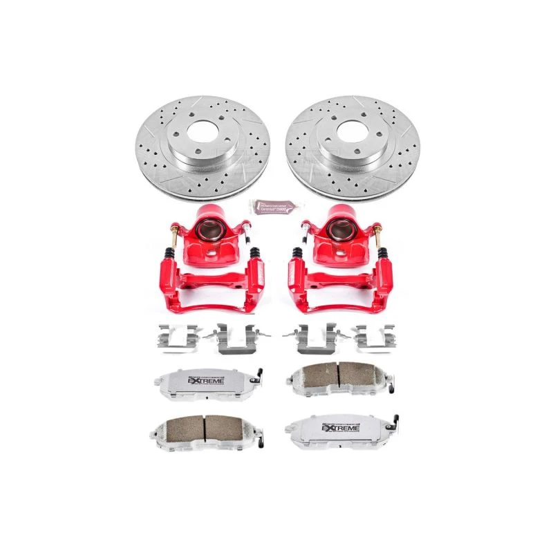 Power Stop 02-04 Infiniti I35 Front Z26 Street Warrior Brake Kit w/Calipers