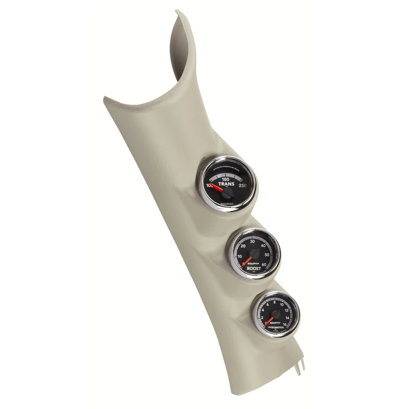 Autometer 10-12 Dodge Ram Gen4 Factory Match Triple Pillar Gauge Kit (deutsch: Autometer 10-12 Dodge Ram Gen4 werksgleiches Tripel-Pillar-Gauge-Kit)