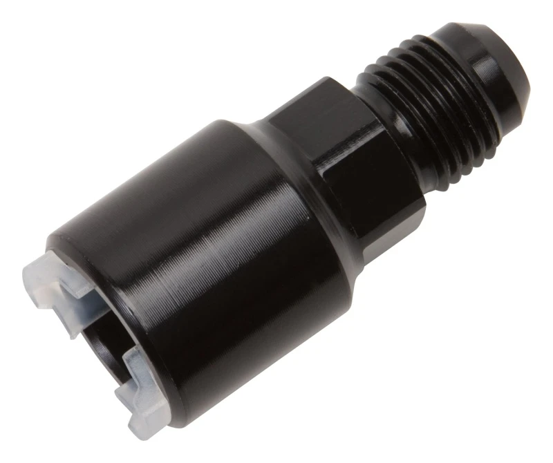 Russell Performance -6 AN männlich auf 3/8 Zoll SAE Schnellkupplung weiblich (Schwarz, Einzel)