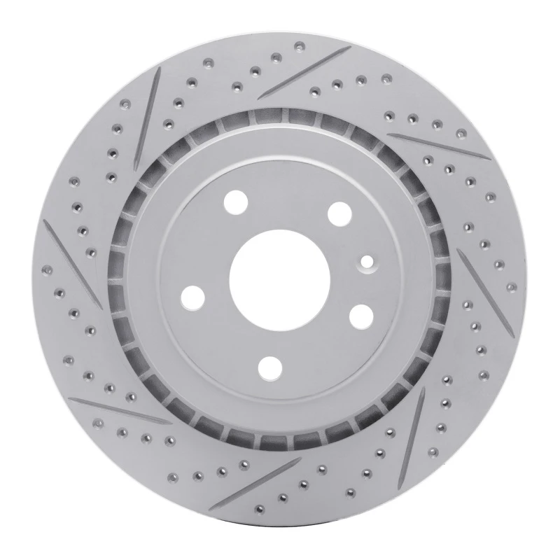 DFC 16-24 Cadillac Ats Rear Left Drilled & Slotted Geoperformance Rotor