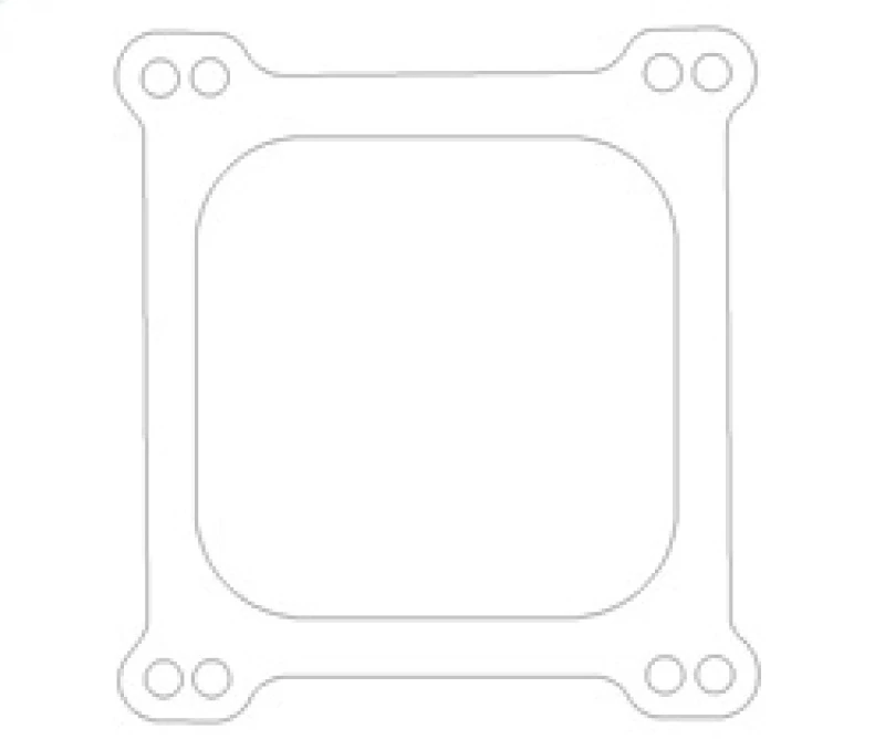Cometic Holley 4 Barrel 4150 Style.047in Faser-Kraftstoffgasket - 4.500in x4.500in - Offene Plenum