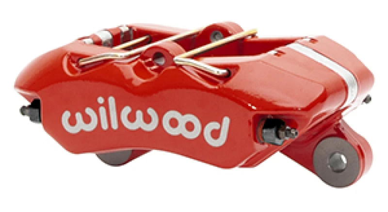 Wilwood Caliper-Forged Dynapro 5.25in Mount/ 4 - 1.98in Pistons/.81in x 13.06in. Rotor - Red