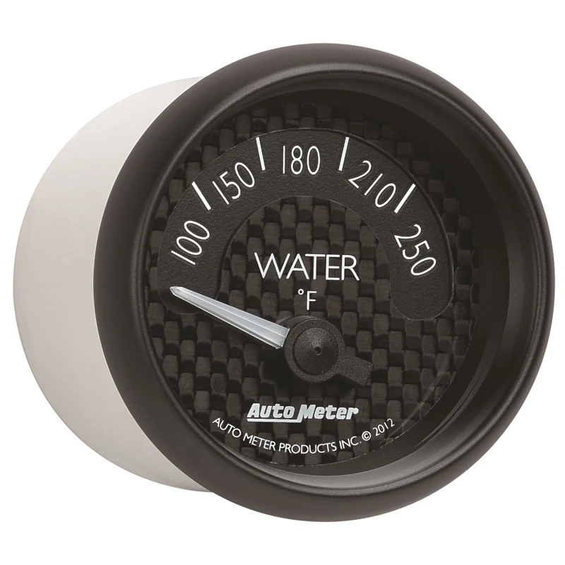 Autometer GT-Serie 52mm Kurzer Durchlauf Elektronische 100-250 Grad F Wasser-Temperatur