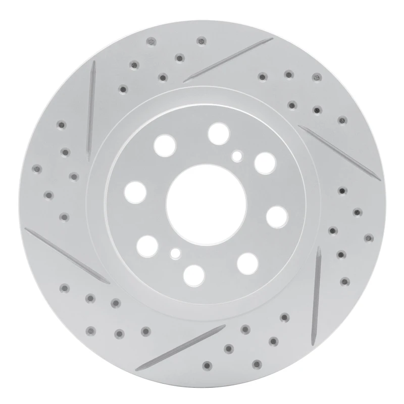 DFC 00-05 Toyota Mr2 Spyder Rear Left Drilled & Slotted Geoperformance Rotor