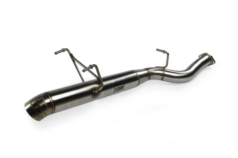 ISR Performance Series II - EP Single Tip Blast Pipe Exhaust Non Resonated für 89-94 Nissan 240sx (S13)