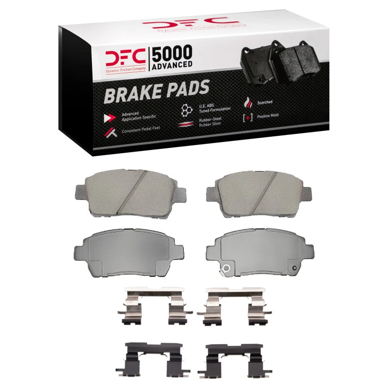 DFC 00-00 Toyota Celica Front 5000 Advanced Ceramic Brake Pads and Hardware Kit