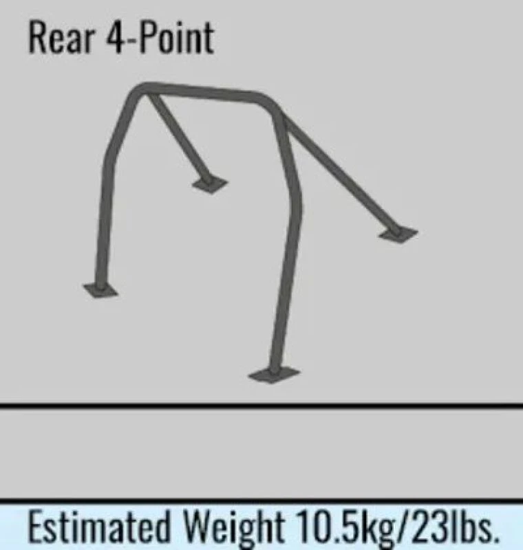 Cusco Überrollkäfig 4-Punkt hinten 40mm Chromoly für Nissan GT-R 3.8L VR38DEET