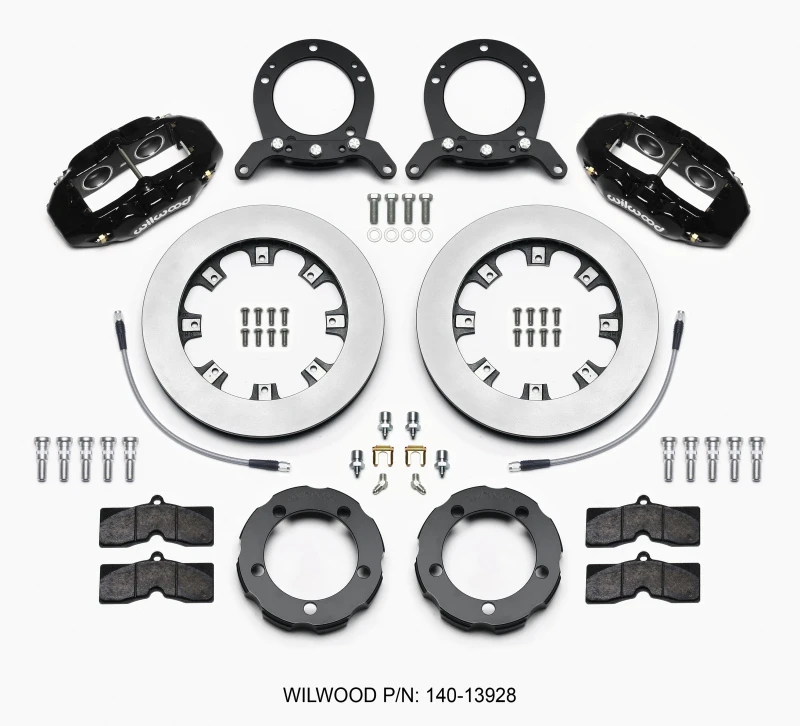 Wilwood D8 Vordere Bremse Kit 12,19 Zoll Rotor 76-77 Ford Bronco Dana 44 mit Leitungen