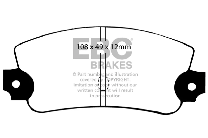 ebc_DP2231-679320f531b7c EBC 75-81 Lancia Beta 1.8L Greenstuff Rear Brake Pads