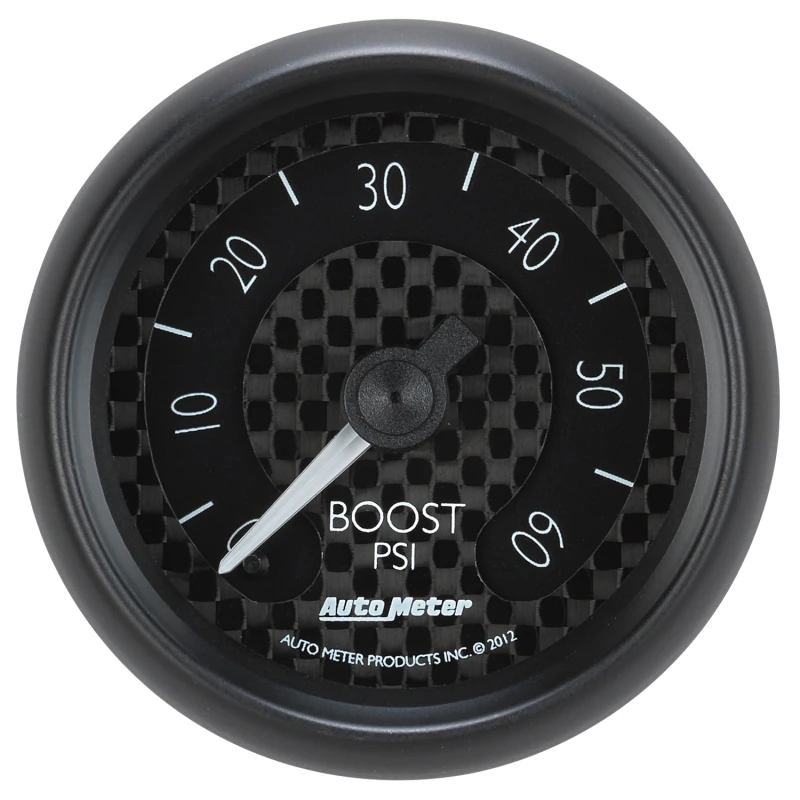 Autometer GT Serie 52mm Mechanischer 0-60 psi Boostdruckmesser