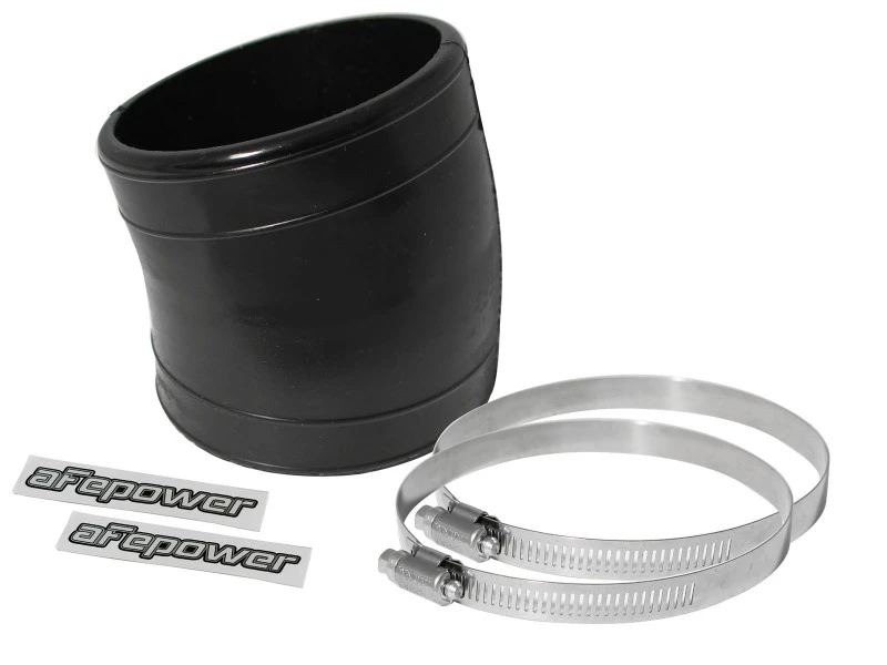 aFe Magnum FORCE Intake Coupling Kit (3-1/2 IN ID x 3 IN L x 15 Deg.) Elbow Coupler - Black