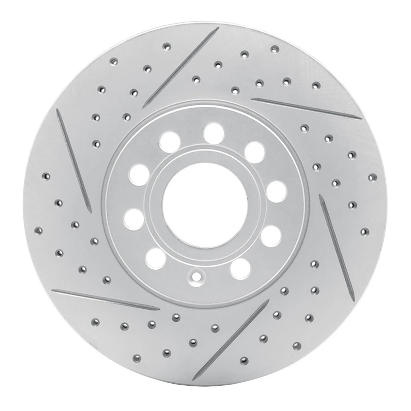 DFC 05-25 Audi Q2 (Mexico) Front Left Drilled & Slotted Geoperformance Rotor