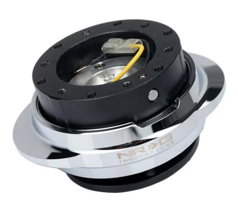 NRG Quick Release Kit - Black Body/Silver Oval Ring