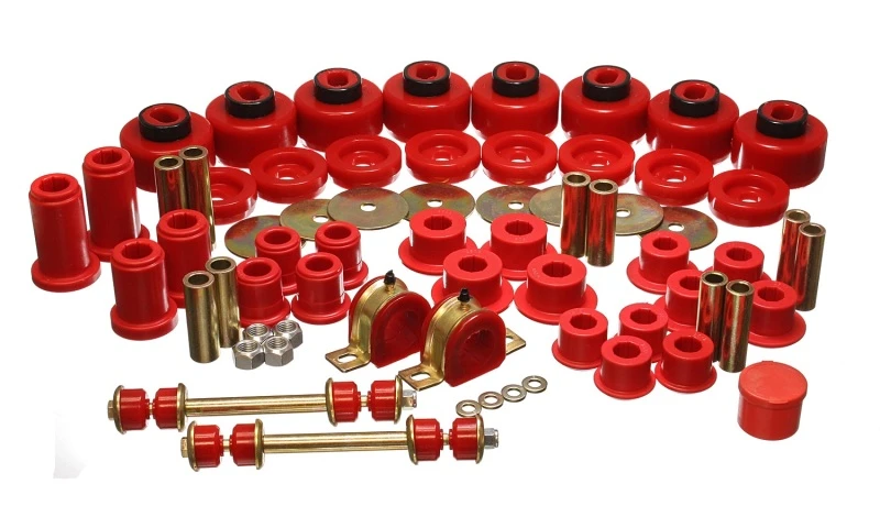 Energy Suspension 01-06 Chevy Silverado 4WD Rotes Hyper-Flex-Master-Bushing-Set