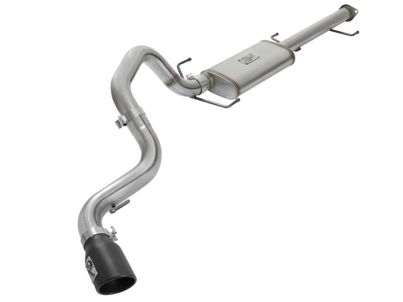 aFe MACH Force Xp 3in SS Cat-Back Single Side Exit Exhaust mit schwarzen Endstücken 07-14 Toyota FJ Cruiser