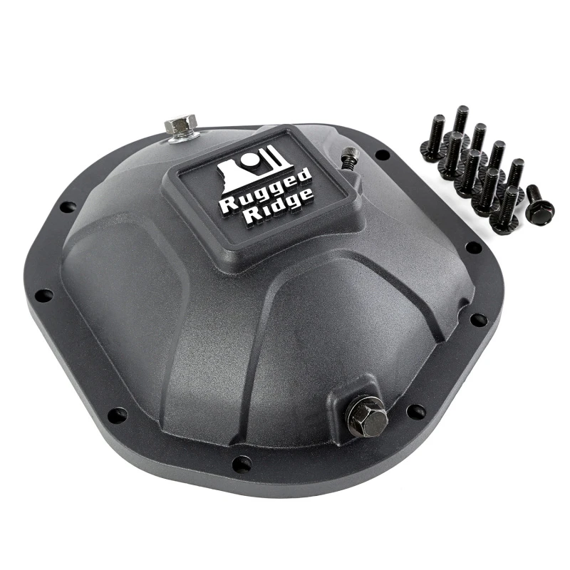 Rugged Ridge Boulder Aluminium-Differentialabdeckung Dana 44 Schwarz