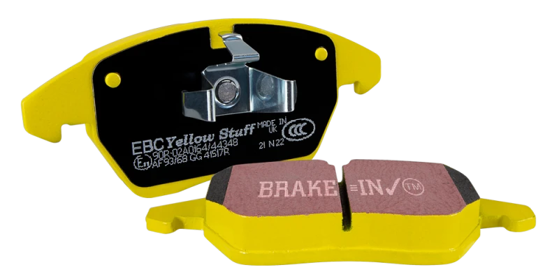 EBC for 04-05 Mitsubishi Lancer Evo 8 2.0T (FQ400 w/Alcon Caliper) Yellowstuff Front Brake Pads