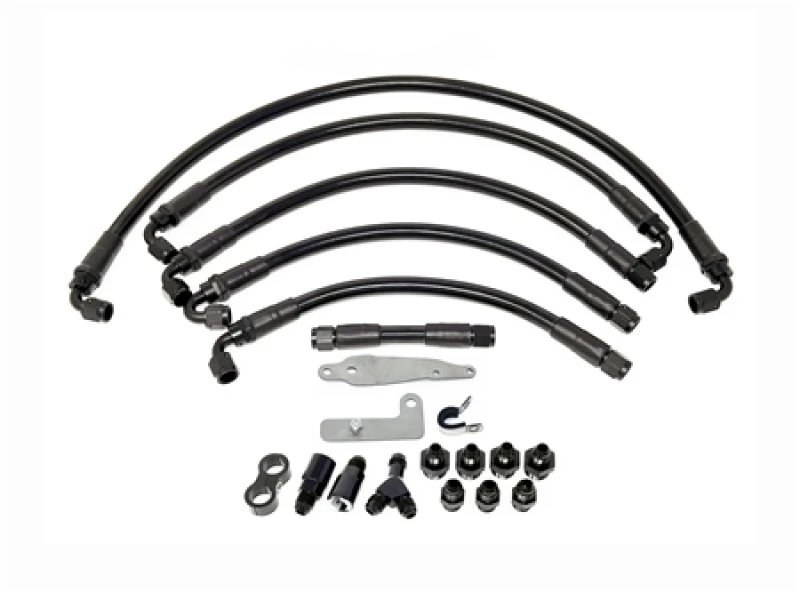 Torque Solution PTFE Fuel Line Kit für -6 Aeromotive FPR